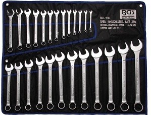 25-delige set steekringsleutels / steekringsleutelset