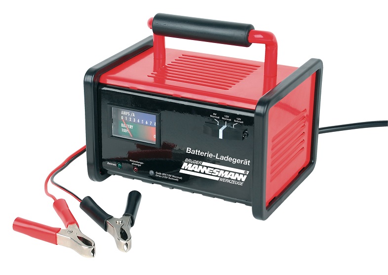 MANNESMANN acculader 6V + 12V accu's (12720)