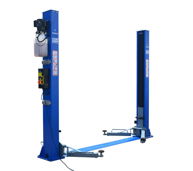 Hefbrug 230V 2-koloms 4000 Kg (hydraulisch)