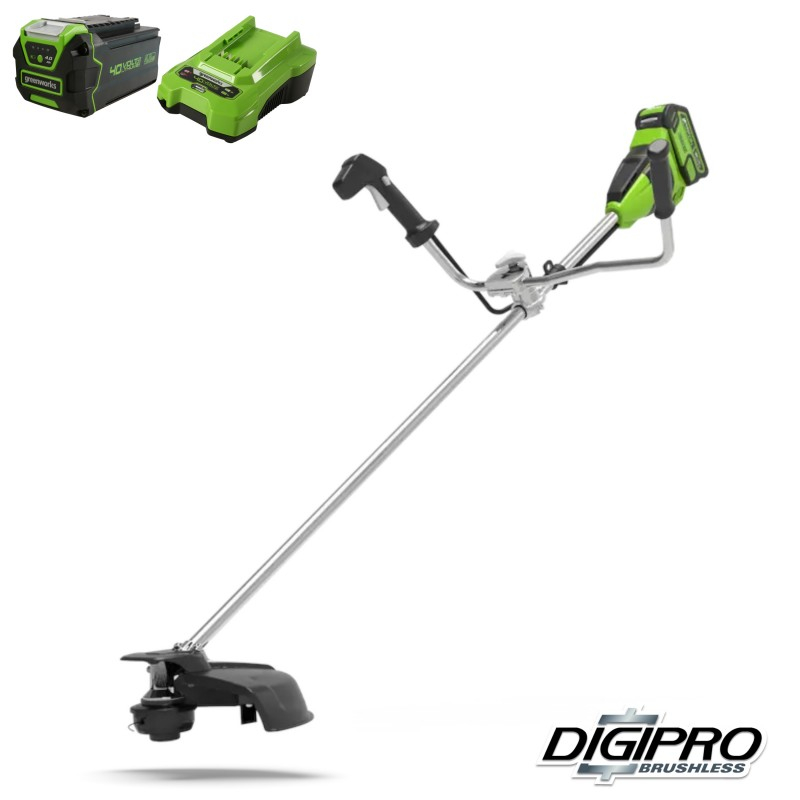 GREENWORKS 40V (1 x 4 Ah accu) trimmer / bosmaaier