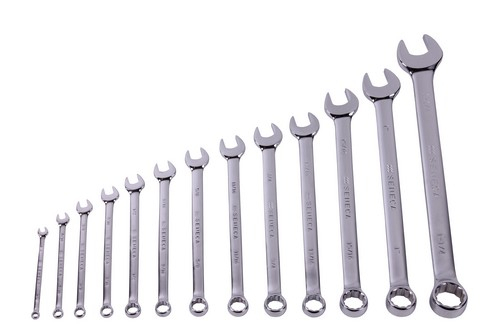 Seneca Steek/ringsleutel extra lang 3/8professioneel