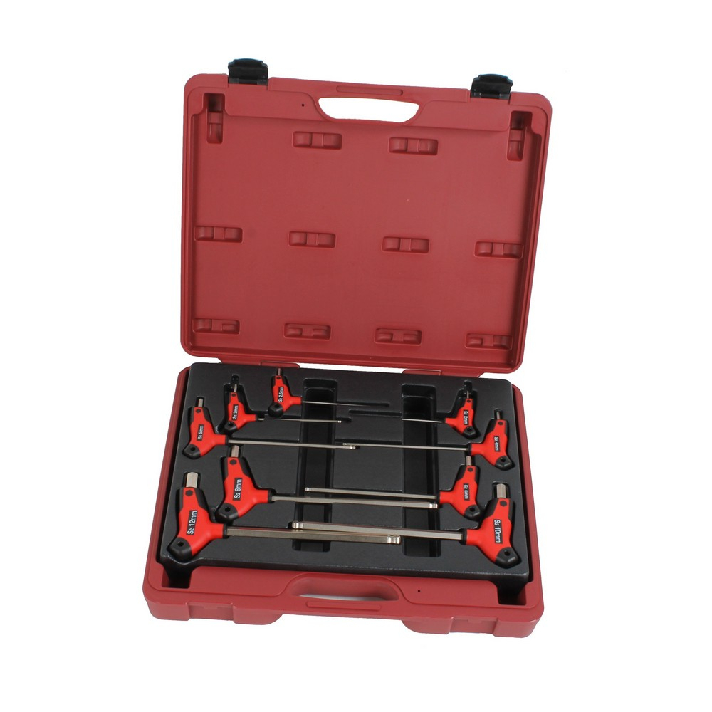 Seneca T-grip inbussleutelset 9 delig professioneel