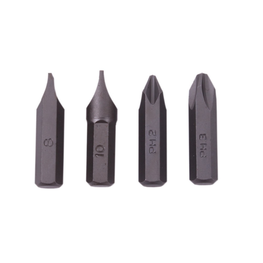 Losse bits voor slagschroevendraaier 4 delig professioneel - Default image for the product