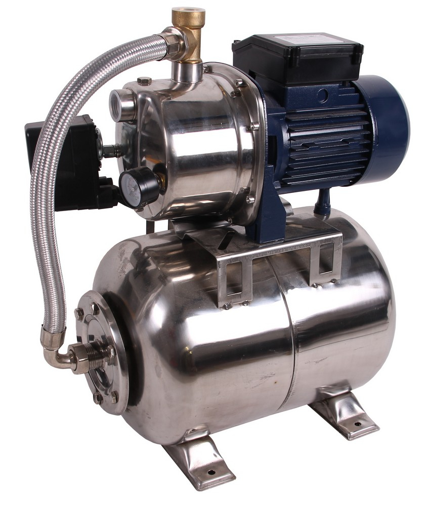 Hydrofoorinstallatie rvs pomp en tank 0.75 kw - Default image for the product