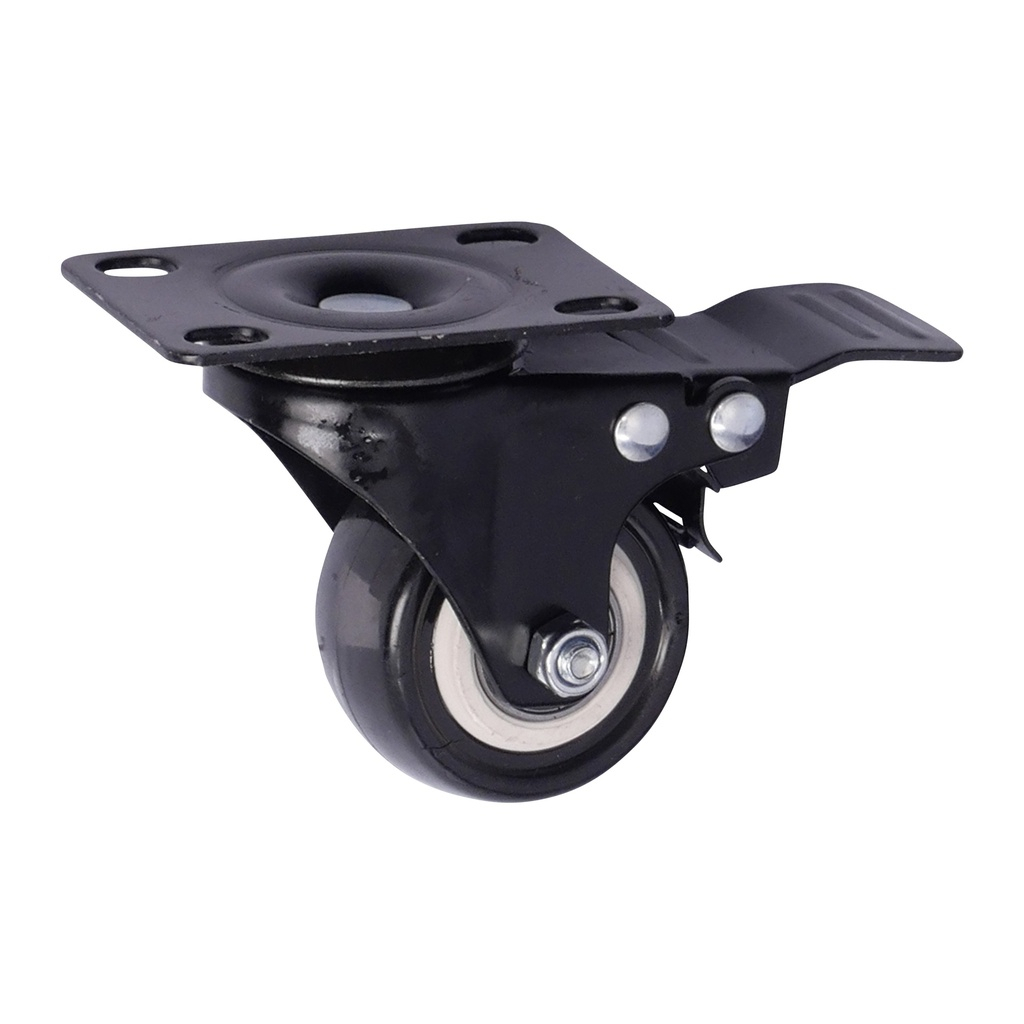 Zwenkwiel met rem 40 x 20mm PU - Default image for the product