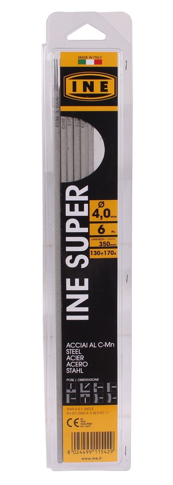 Laselektroden staal rutiel 4,0mm 350mm 6st - Default image for the product