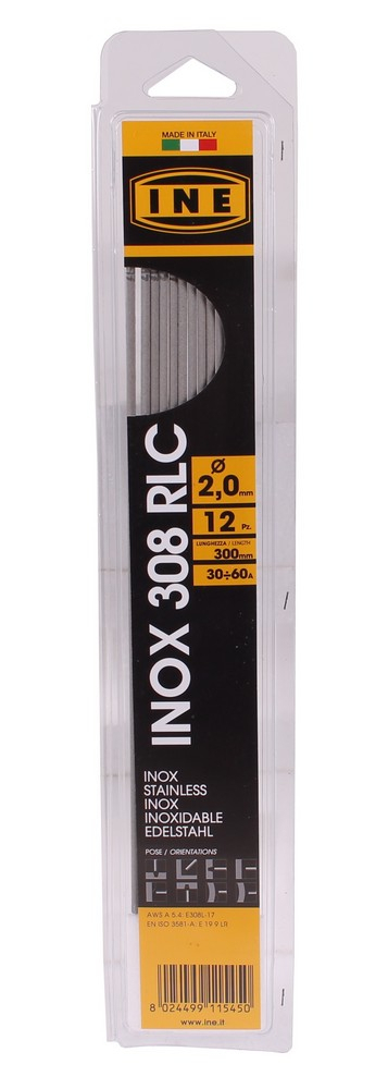 Laselektroden RVS 308RLC 2,0mm 300mm 12st - Default image for the product