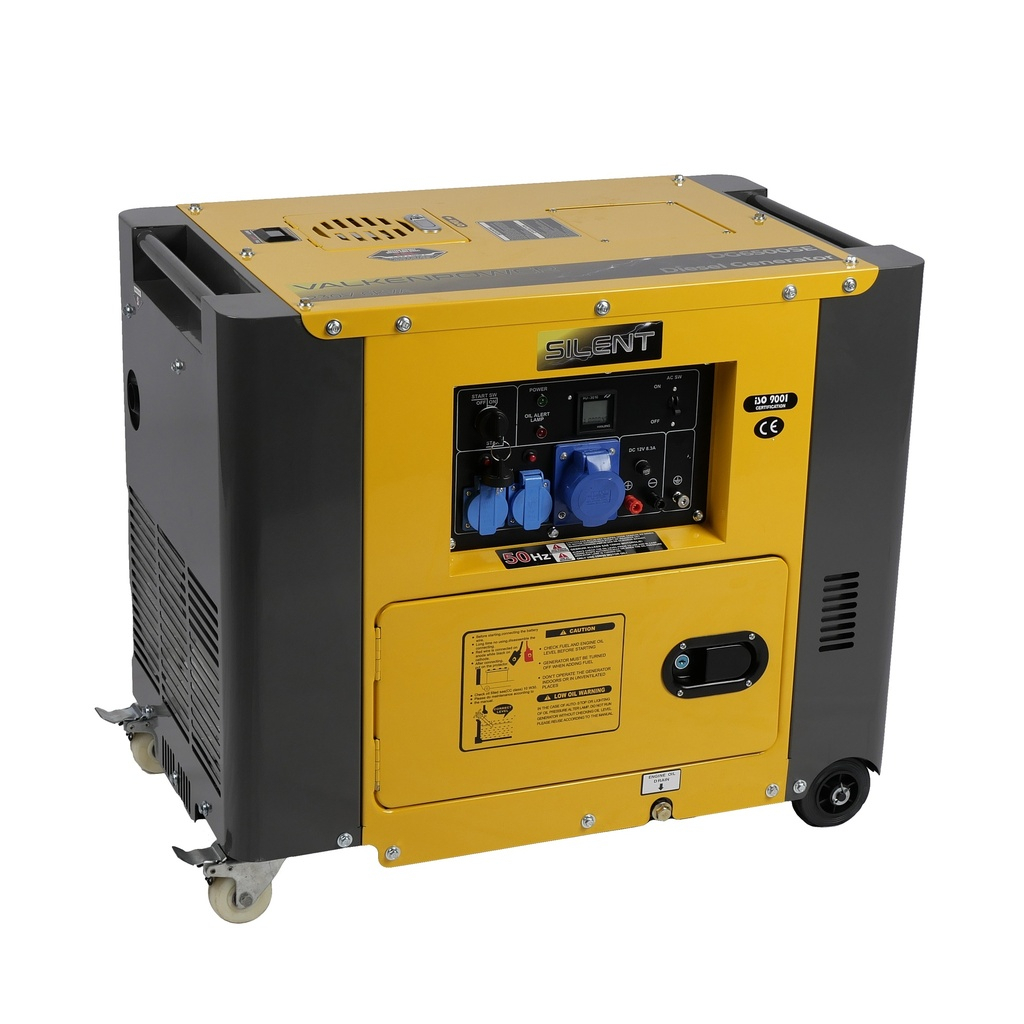 Valkenpower Diesel generator set geluidsgedempt 230V 6kVA