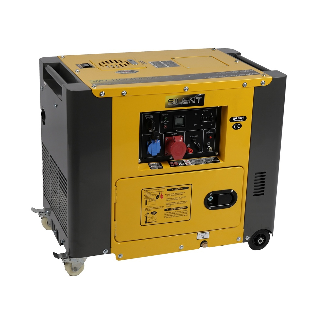 Valkenpower Diesel generator set geluidsgedempt 230V/400V 6kVA
