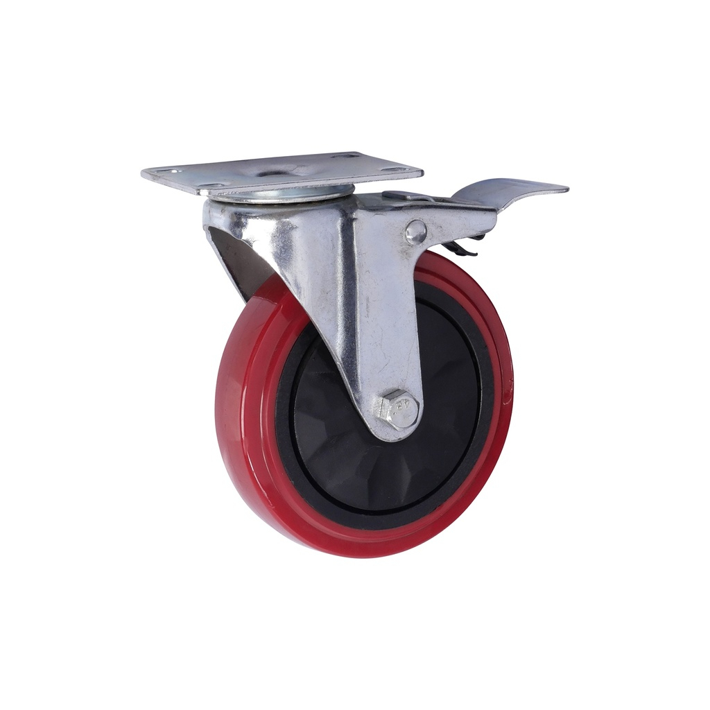 Zwenkwiel met rem 125 x 25mm PU - Default image for the product