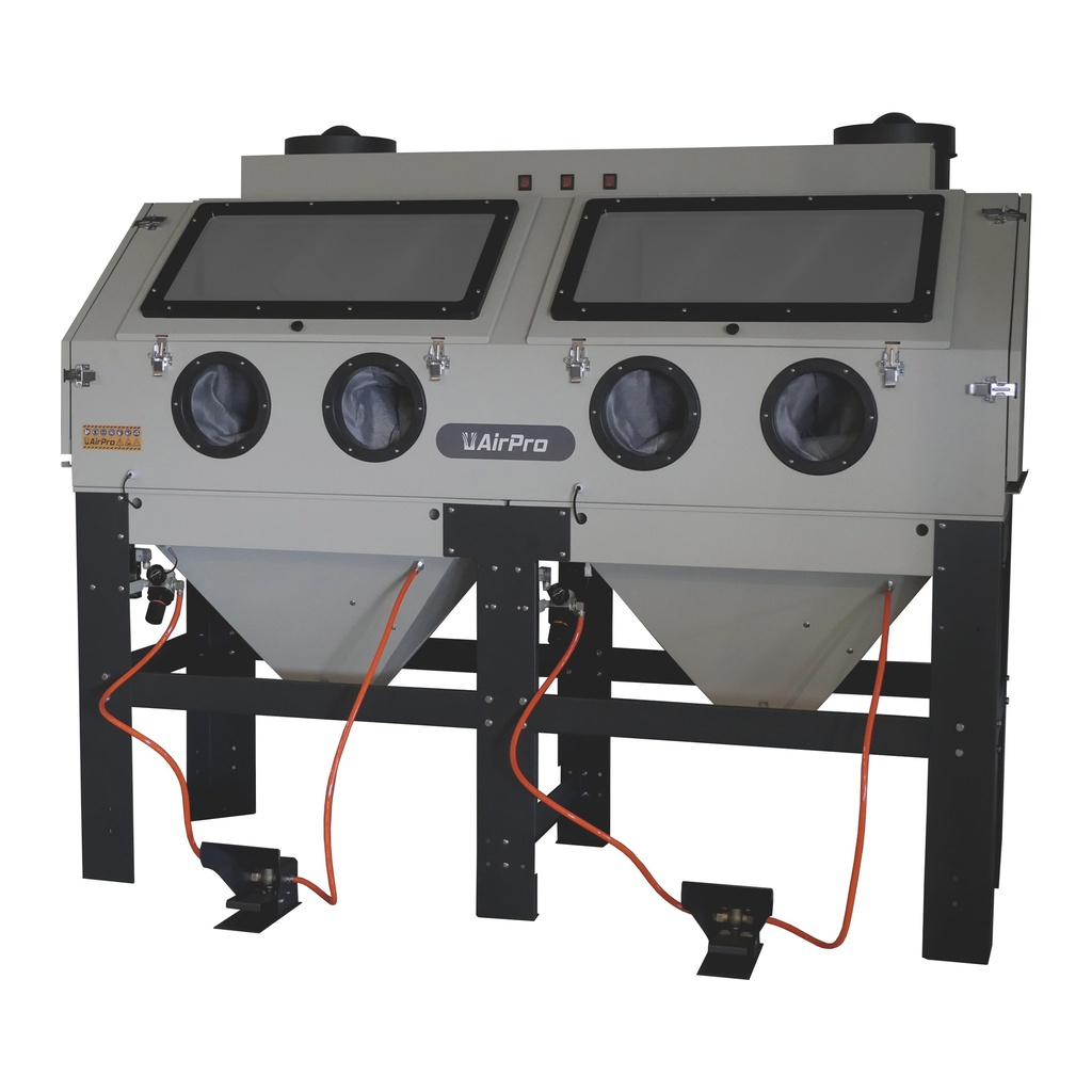 Zandstraalkast dubbel 880L afbeelding