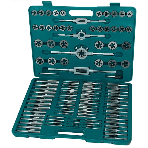 MANNESMANN 110-delige set tappen en snijplaten (53255)