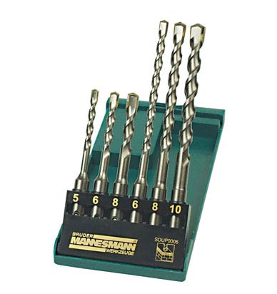 Mannesmann 6-delige set steenboren (54306)