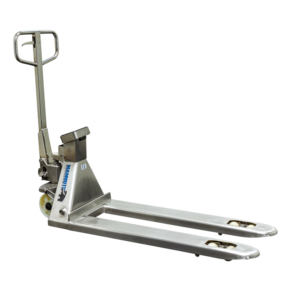 Palletwagen met weegschaal RVS 2500kg 115cm - Default image for the product