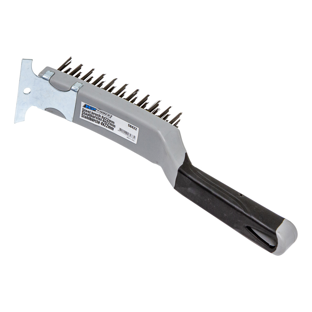 Staalborstel 4 rijen schraper - Default image for the product