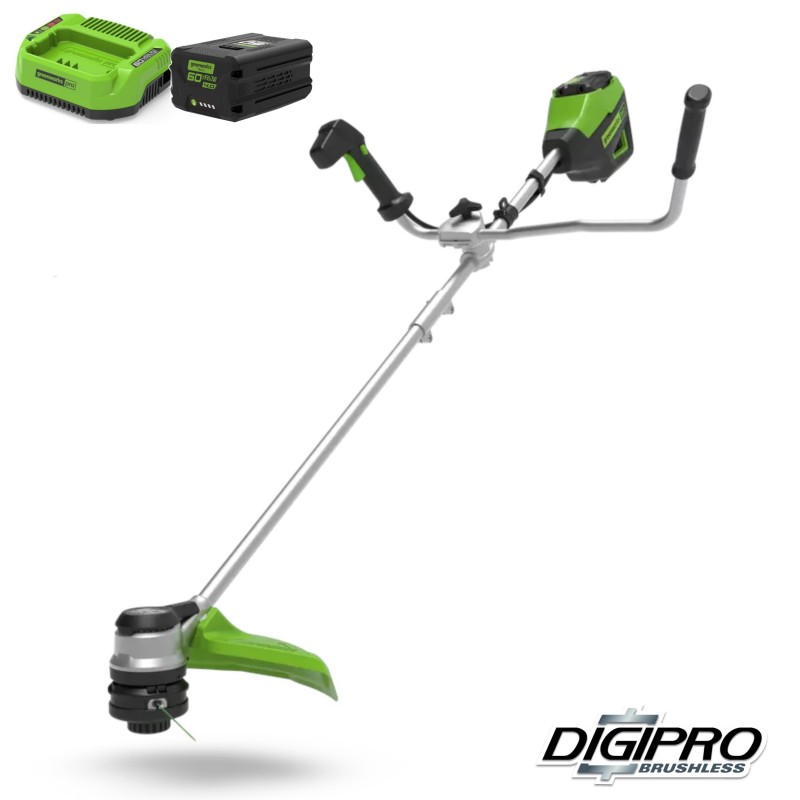 GREENWORKS 60V (1 x 4Ah accu) trimmer / bosmaaier