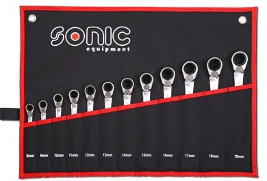 SONIC ringratelsteeksleutelset 12-kant