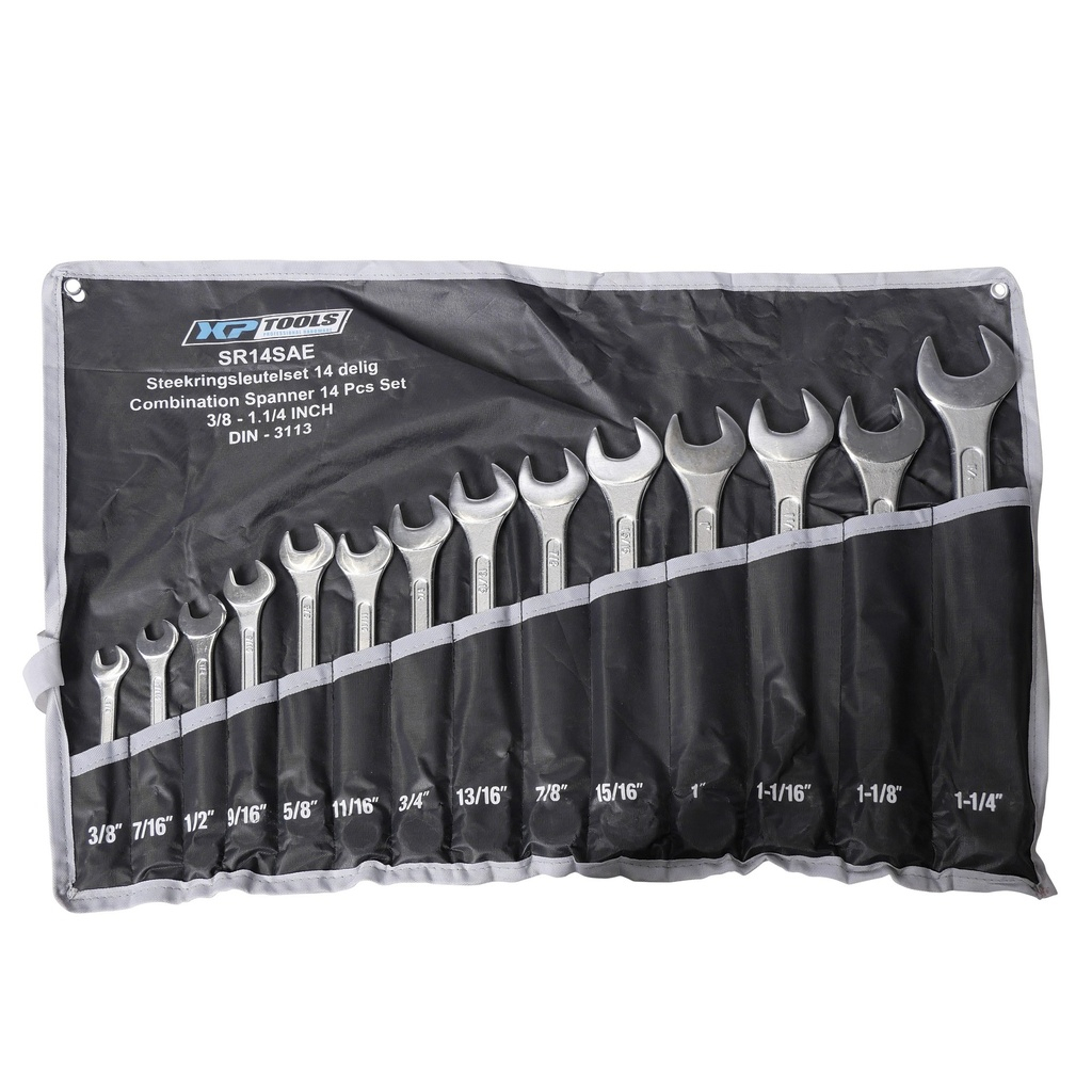 Steekringsleutelset inch maten 14 delig - Default image for the product