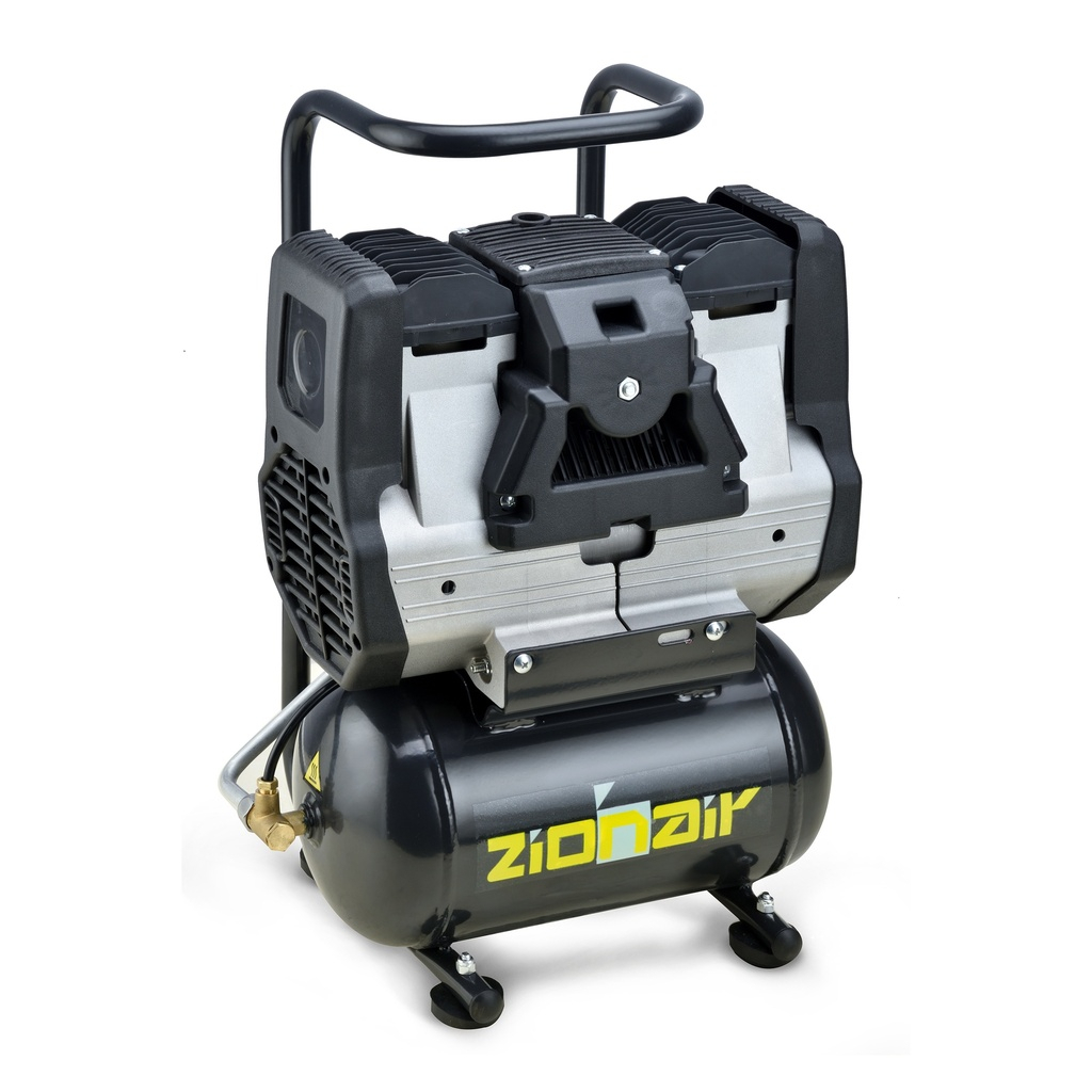 ZionAir Silent compressor 230V 8 bar 6L tank