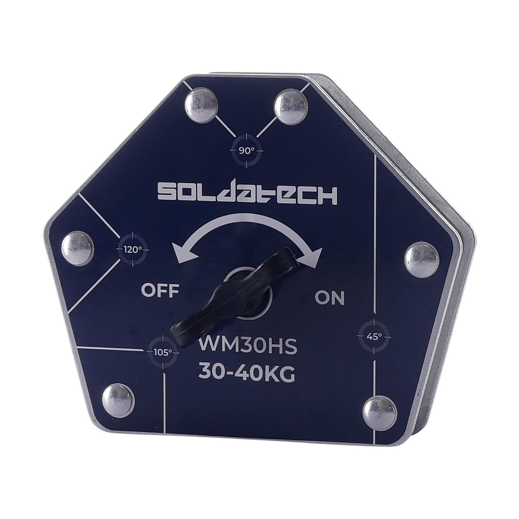 Lasmagneet schakelbaar zeshoek 40kg - Default image for the product