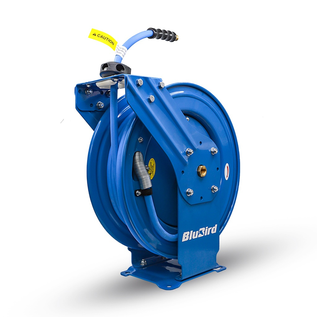 Blubird luchtslanghaspel dubbele arm 10mm x 30mtr