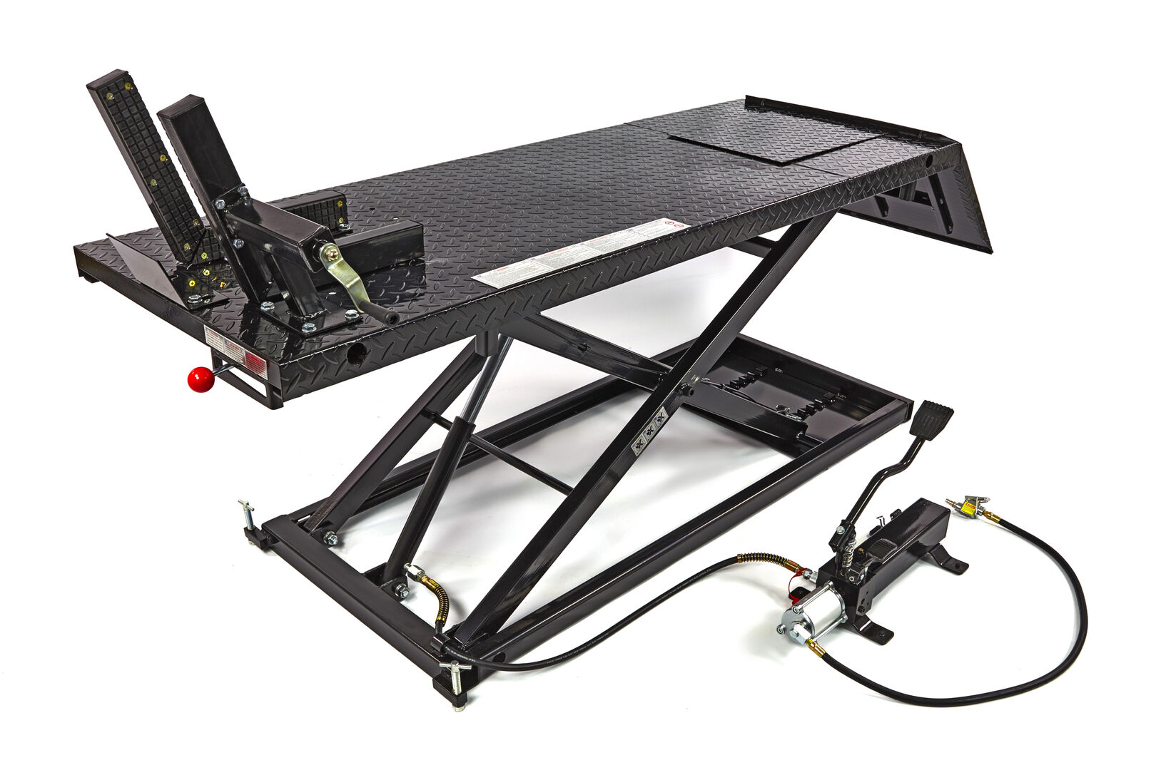 Motorheftafel 700 Kg ZWART (pneumatisch)