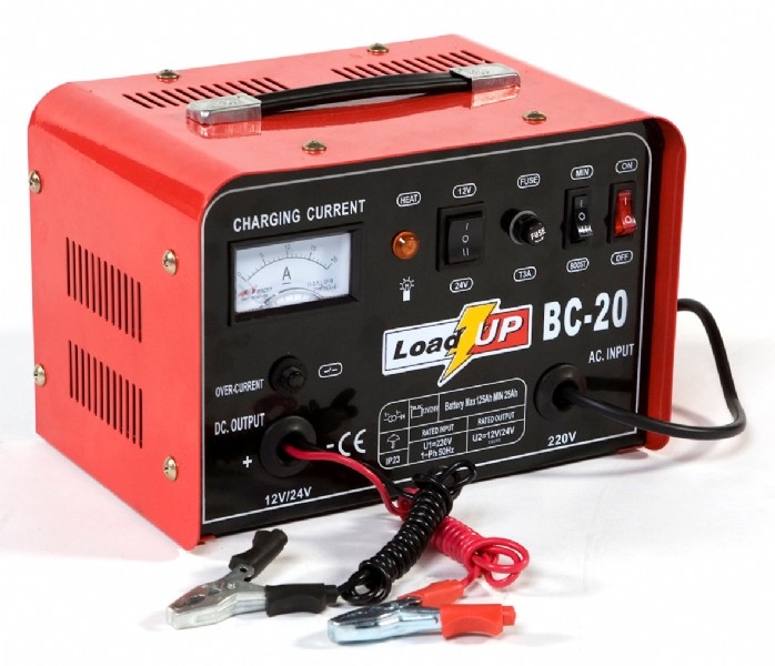 Acculader BC20 12V+24V laadstroom 8A