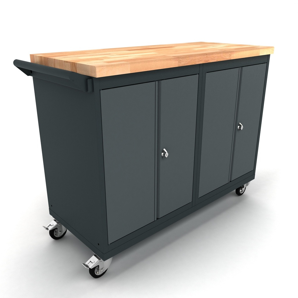 Verrijdbare werkbank 2x 2 deuren kast - Default image for the product