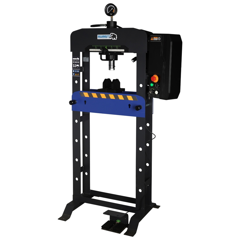 Mammuth werkplaatspers 20 ton elektrisch X-Serie afbeelding