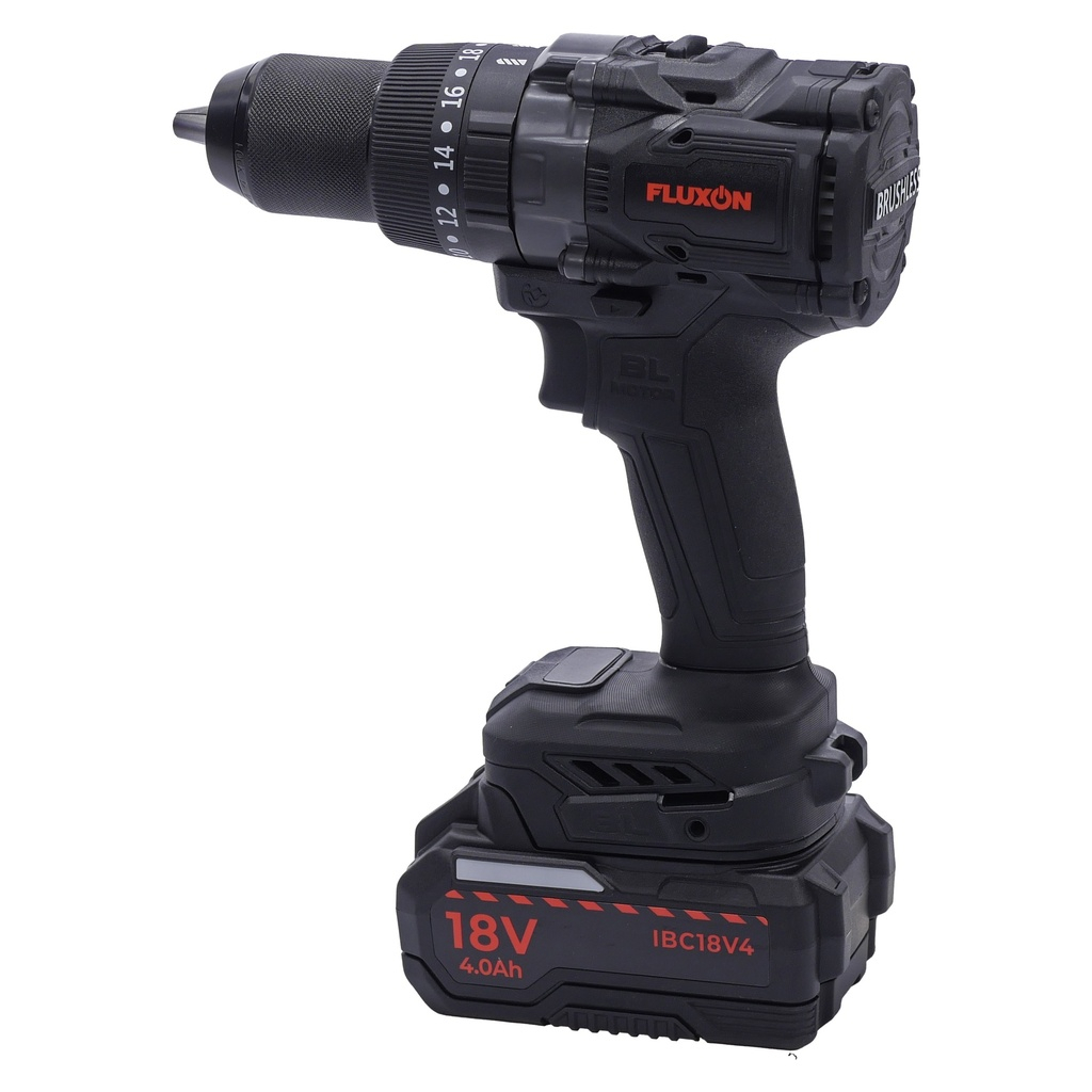 Fluxon Klopboormachine incl. 1x 4.0Ah accu 18V + oplader