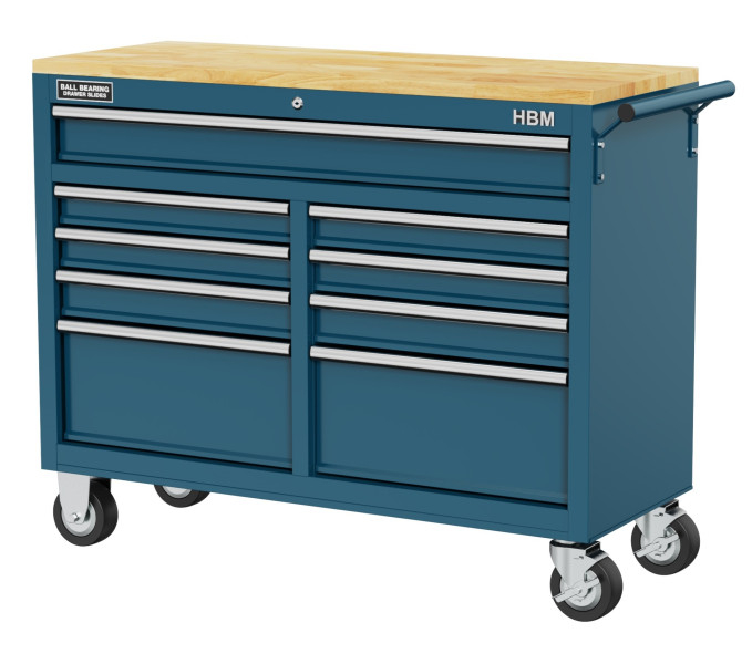 Gereedschapswagen / werkbank 125 cm (BLAUW)