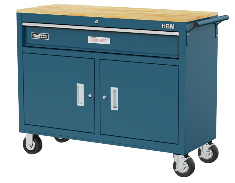 Gereedschapswagen / werkbank 125 cm BLAUW