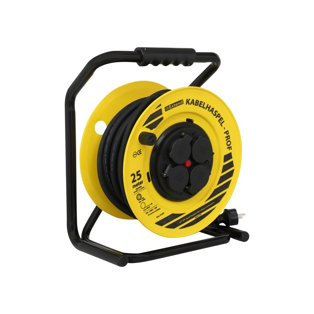 Kabelhaspel PROFI 25 meter 3 x 2.5mm2 afbeelding