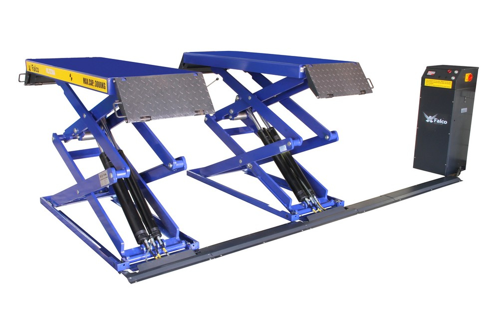 FALCO 400V schaarlift 3000 Kg MASTER-SLAVE