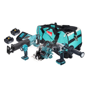 MAKITA 18V accu 5Ah combi gereedschapset