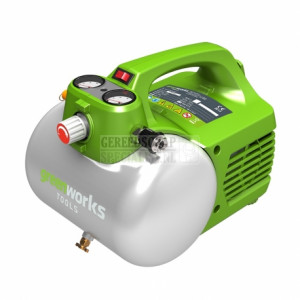 GREENWORKS 230V compressor 6 liter