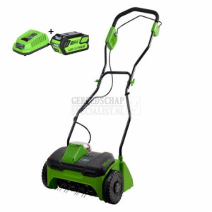 GREENWORKS 40V accu verticuteermachine G40DT30K4