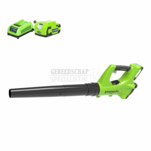 GREENWORKS 24V accu bladblazer + 4 Ah accu