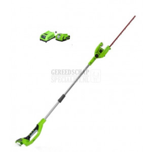 GREENWORKS 24V accu heggenschaar longreach 2Ah accu