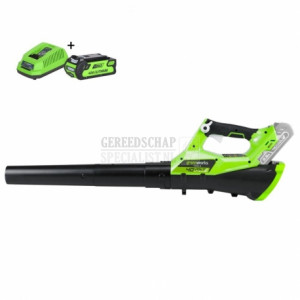 GREENWORKS 40V accu bladblazer + 2 Ah accu