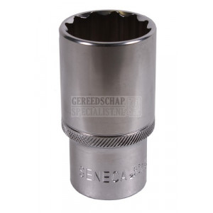 Dop lang 12 kant 1/2" 27mm