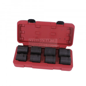 Impact doppenset 1" 8 dlg