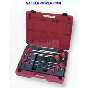 T-Grip Torxsleuselset 9 dlg Professioneel