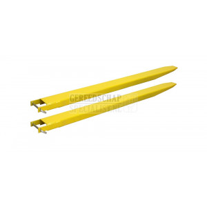 Set heftruck verlenglepels gesloten type 14cm 1,8mtr lang