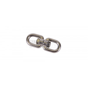 Dubbele oogwartel RVS 13mm