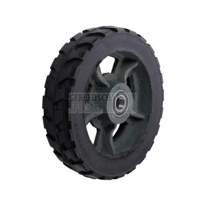 Los wiel 350 x 80mm massief rubber