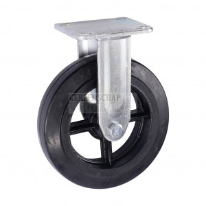Bokwiel 200 x 50mm rubber