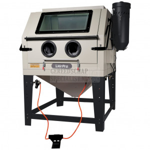 Zandstraalkast 1200L dubbele deur