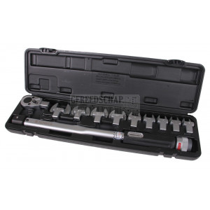 Momentsleutel 1/2" 40-200nm  steeksleutel koppen