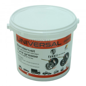 Bandenvet universeel wit 5kg